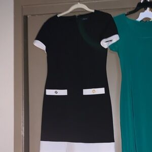 Tommy Hilfiger Black Dress with White Trim